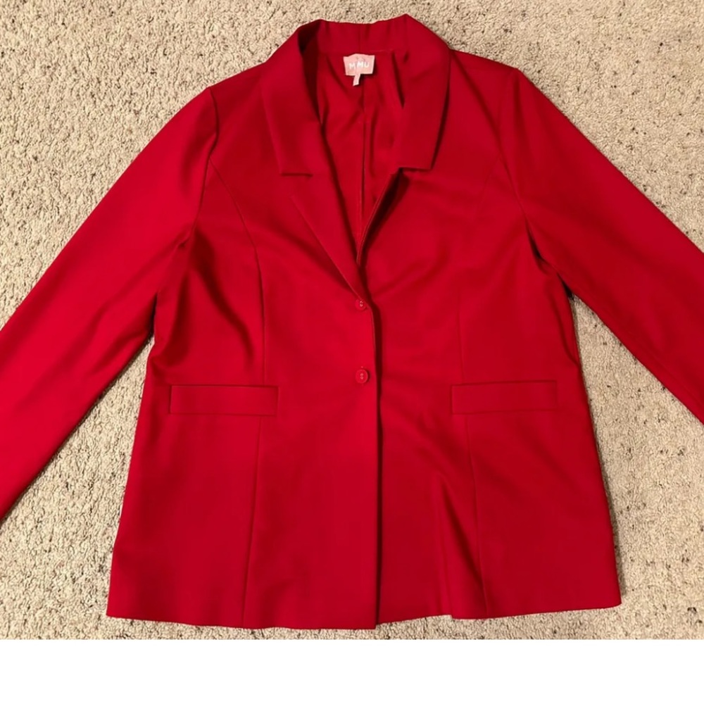 Red SMYM blazer